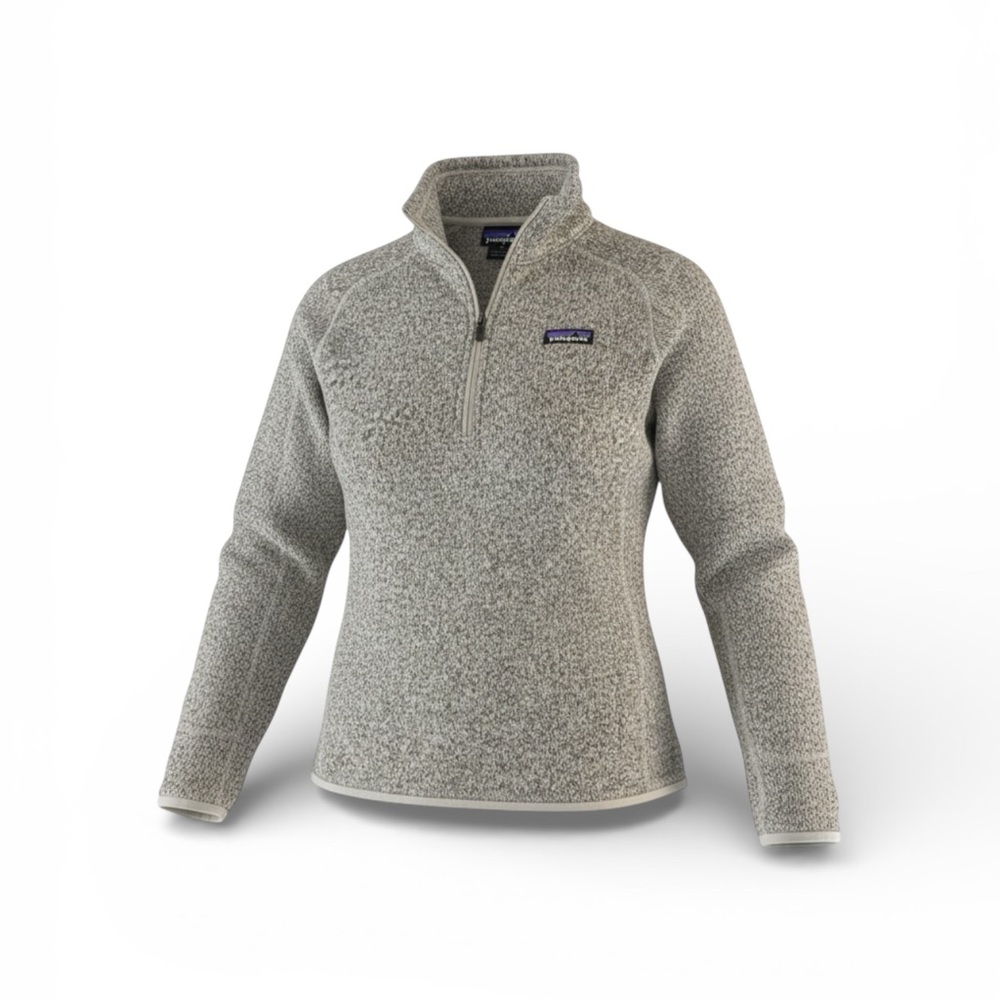 Patagonia Oatmeal Better Sweater Quarter-Zip Fleece Pullover